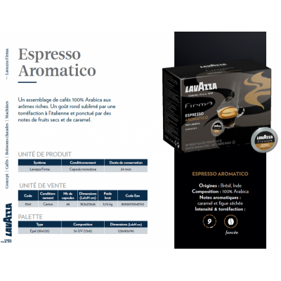 espresso aromatico fiche